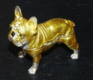 Bulldog Trinket Box, pill box, hiding place, pillbox, jewelry box, dogs - Picture 1 of 4