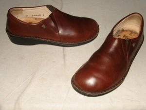 Finn Comfort Newport Brown Leather Loafers Women's Size 37 D US 6-6.5 - Picture 1 of 8