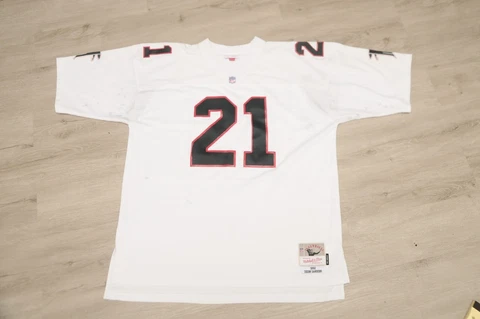 Deion Sanders Atlanta Falcons Mitchell & Ness 1992 Throwback Jersey 52 (2XL) Cover