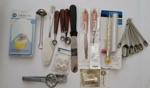 Assorted Lot Of Kitchen Cooking Utensils New and Used - Picture 1 of 7