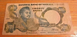 2004 20 Naira Nigeria Banknote Collectible Currency - Picture 1 of 2