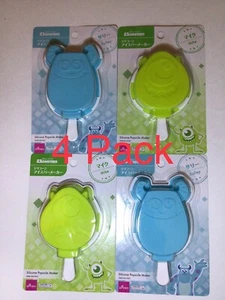 Daiso Disney Pixar Mike Sulley Monsters Stampo per Ghiaccioli in Silicone Set di 4 - Foto 1 di 5