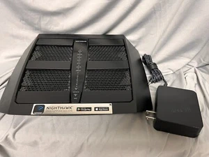NETGEAR Nighthawk X6 AC3200 Tri-Band Gigabit Wi-Fi Router - Black... - Picture 1 of 4
