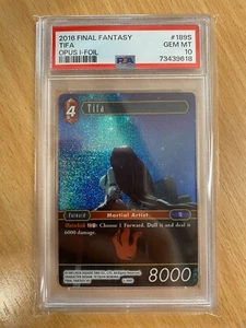 Tifa 1-189S FOIL (PSA 10) Final Fantasy Card Game 73439618 - Picture 1 of 2