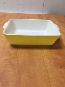 Vintage PYREX 0503 YELLOW Ovenware Refrigerator Casserole Dish No Lid - Picture 1 of 7
