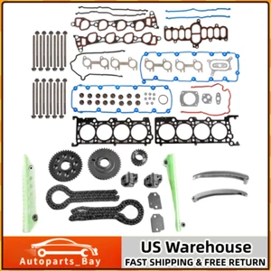Kit de pernos de junta de cabeza de cadena de distribución para Ford F150 Crown Victoria 2002-2010 4,6 L - Imagen 1 de 13