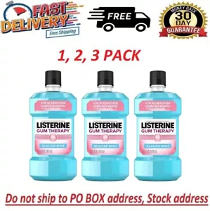 Listerine Gum Therapy Anti-Gingivitis Mouthwash, Glacier Mint, 1 L - Picture 1 of 14