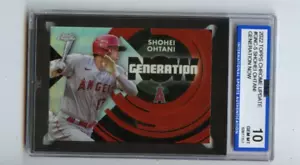 2022 Topps Chrome Update Shohei Ohtani Generation Now #GMC-5 💥 ISA Graded 10 - Bild 1 von 2