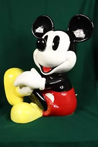 Disney Schmid Mickey Mouse Club March Music Box Ceramic 17 " Figurine VTG RARE - Picture 1 of 8