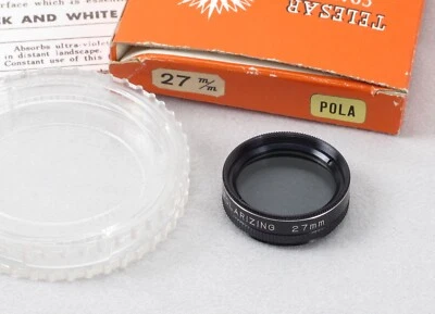 Telesar 27mm S27 Lin. Polarizer Polarizing Filter. E27 New Old Stock in Box! - Image 1 of 4