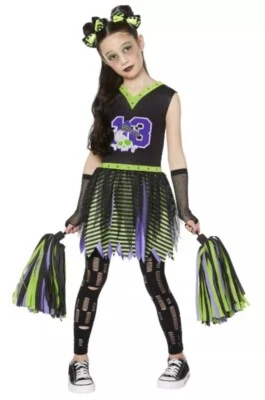 Kids Deadly Cheerleader Costume Size Medium 8 -10 - Image 1 of 4