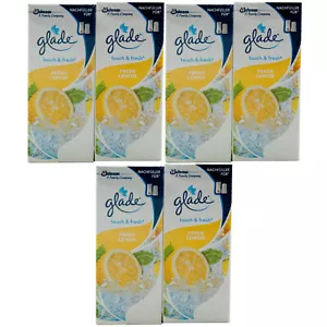 glade mini FRESH LEMON 3 x 2 Stück Nachfüller Duft Raumspray Bad touch & fresh - Bild 1 von 1