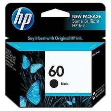 HP 60 | Ink Cartridge | Black | ~200 pages| CC640WN