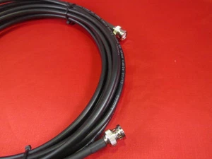 RFC240 Ham Radio Low Loss Coaxial Jumper Cable, BNC M/M, 25 ft. - Picture 1 of 2