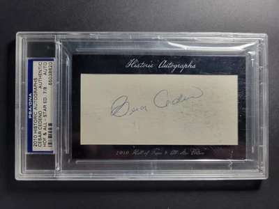 CESAR CEDENO Signed 2010 Historic Autographs HOF & Star Edition PSA/DNA - Image 1 of 4