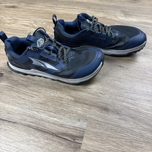 Altra Lone Peak 8 Shoes Mens 11.5 Blue Running Athletic Trail Hiking Sneakers - Picture 1 of 14