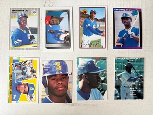 Ken Griffey Jr. Rookie Lot (8) SEA Mariners Fleer, Bowman, Donruss, Superstars - Picture 1 of 1