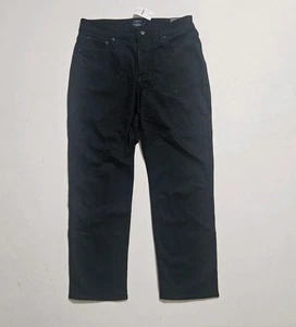 Pantalones de mezclilla rectos J Crew con curvas 29 negros elásticos todo el día CB403 J.Crew 29 - Imagen 1 de 4