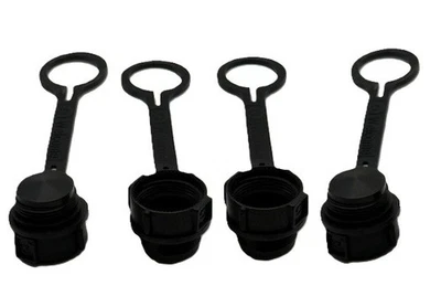 UNITED COUPLINGS 1/4" Dust Caps for High Pressure Screw Couplers | Enerpac A-630 | 10K PSI | 4 pc