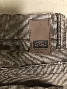 Quiksilver Regular Straight Fit Corduroy Pants 33x31 Cords Surf Skate Brown - Picture 1 of 11