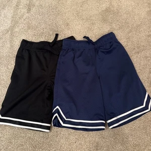 Oshkosh Boys Mesh Shorts Size 10 Black & Navy - Picture 1 of 3