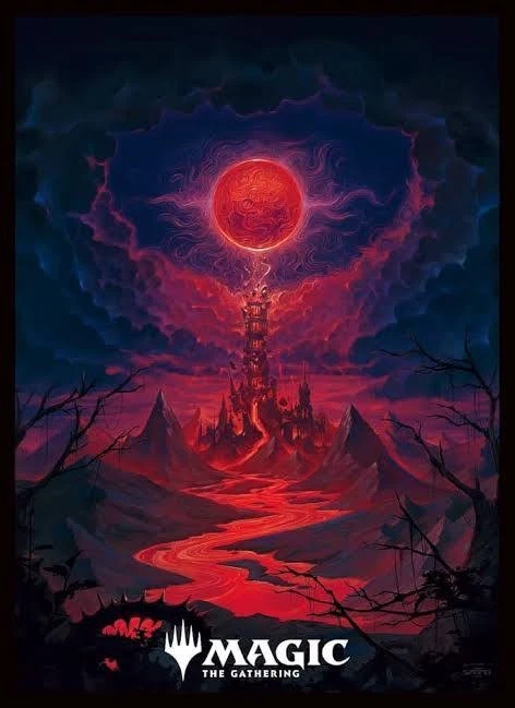 MTG Magic The Gathering Eldraine Forest Blood Moon Sleeve 80 Pieces 67x92mm - Image 1 of 1