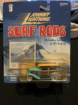 Johnny Lightning 1:64 ’41 Chevy Special Deluxe Woody White Lightning Surf Rods M - image 1 of 4