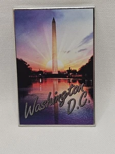 Vtg Souvenir Refrigerator Magnet Of Washington D.C. - Picture 1 of 4