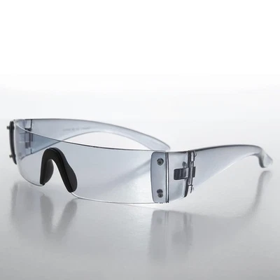 Graue Linse Mini Visier Sonnenbrille - Benoit - Bild 1 von 3