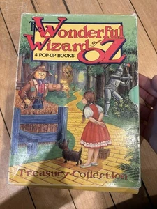Wizard Of Oz Vintage Pop Up Book Set Lot Treasury Collection - Picture 1 of 7
