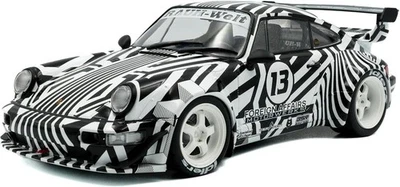 Solido 1/18 Porsche 911 964 RWB THE ZEBRA 2022 Diecast Model Car S1807513 - Image 1 of 4