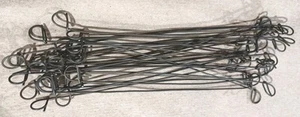 Menge 50 Sandsack Doppelschlaufe verzinkte Bewehrungsstabbinder, 16 Stärke 7" lang - Bild 1 von 2