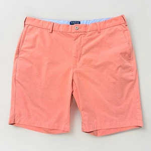 Pantalones Cortos de Golf Peter Millar Wicking Performance Elastizados Para Hombre Talla 36 Coral Salmón - Imagen 1 de 6