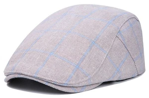Men's Newsboy Gatsby Hat Vintage Beret Flat Ivy Hunting Cap for Boyfriend & F... - Picture 1 of 6