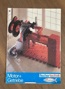 MANUAL FISCHERTECHNIK VINTAGE - MOTOR Y TRANSMISIÓN - Imagen 1 de 5