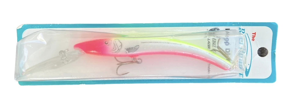 Reef Runner Tackle 800-11 Deep Diver 800 Series Lure Size 4 Pink Lemonade .625oz