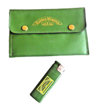 Vintage Retro Golden Virginia Cigarette Lighter Memorabilia and tobacco pouch
