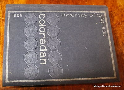 Steve Wozniak First College University of Colorado Bolder  Yearbook 1969  - Image 1 of 3