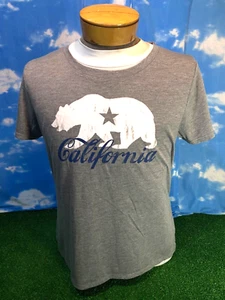 California Shirt T-Shirt Polar Bear Modern Lux XXL 2XL Gray C14 - Picture 1 of 8