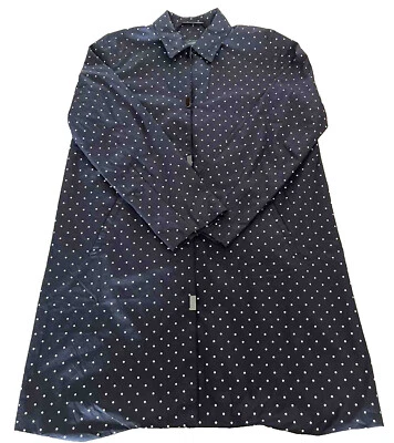 Lauren Ralph Lauren Petite Polka Dot Midi Snaps Jacket Red Lined Women's Small - Image 1 of 4