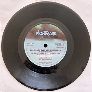 Archie Bell & The Drells Look Back Over Your Shoulder 7'' 1987 EX NORTHERN SOUL - Foto 1 di 4
