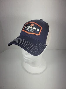 Auburn Tigers Snapback Mesh White And Blue Hat Cap-1 Size Fits All - Picture 1 of 10