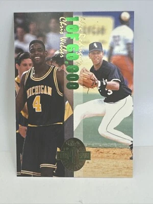 1993 Classic Four Sport Chris Webber Alex Rodriguez Drew Bledsoe Daigle /60000 - Image 1 of 2