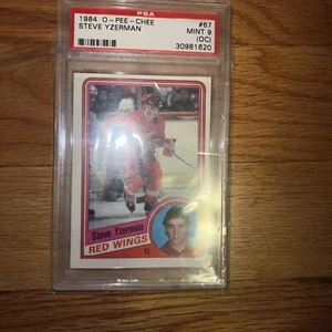 Steve Yzerman Rookie Card 1984 OPC O-Pee-Chee MT 9 PSA Graded  - Bild 1 von 2