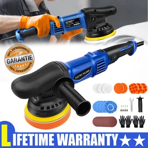 Dual Action Car Polisher Buffer Sander Orbita Polishing Machine 5" Bonnet Pad A+ - Picture 1 of 23