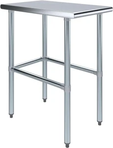 Stainless Steel 30”x18” NSF Kitchen Restaurant Work Prep Table - Picture 1 of 4