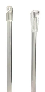 30 Inches Long Clear Blind Tilt Wand Replacement With Hook And Grip 3 Piece Pac - Picture 1 of 3