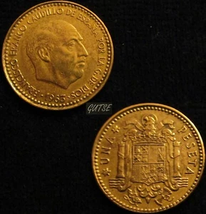 Gutse FRANCO-1207,1 Peseta 1963 19-64, EBC - Picture 1 of 1