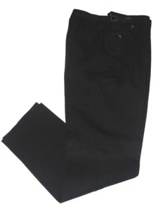 LAUREN BY RALPH LAUREN Women's Black Flat Font Cotton Stretch Twill Pant Sz 6 - Picture 1 of 8