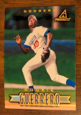 WILTON GUERRERO 1997 Pinnacle Baseball ROOKIE Card #168 Los Angeles Dodgers  - Image 1 of 2